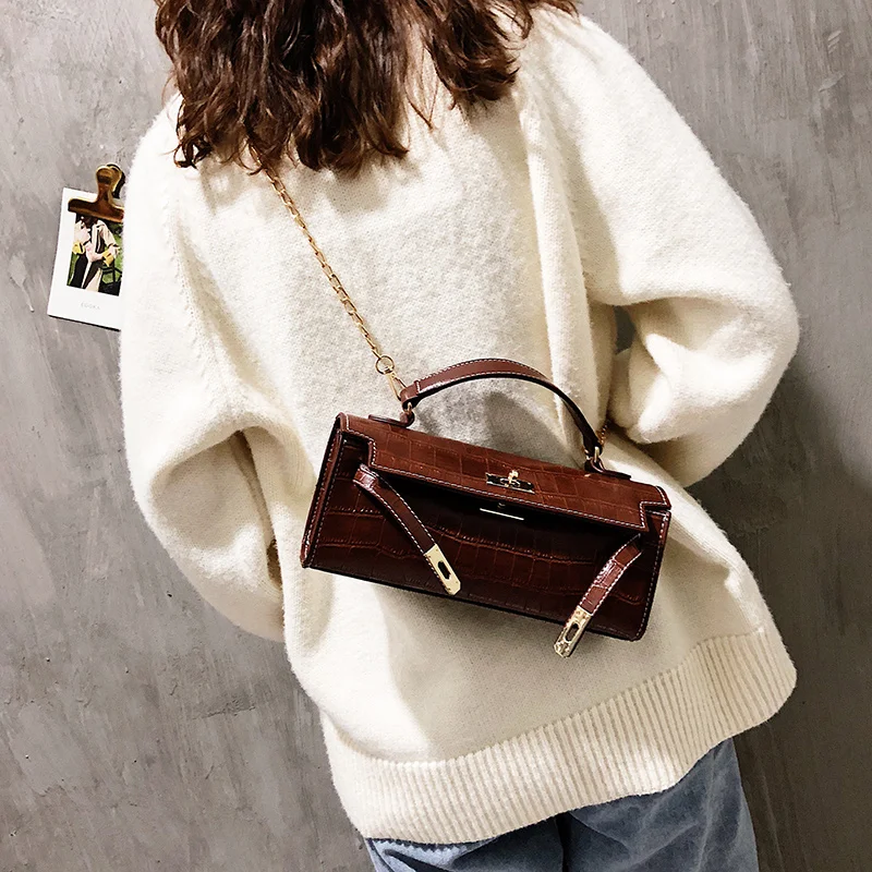 Женская сумка через плечо из искусственной кожи роскошная от известного