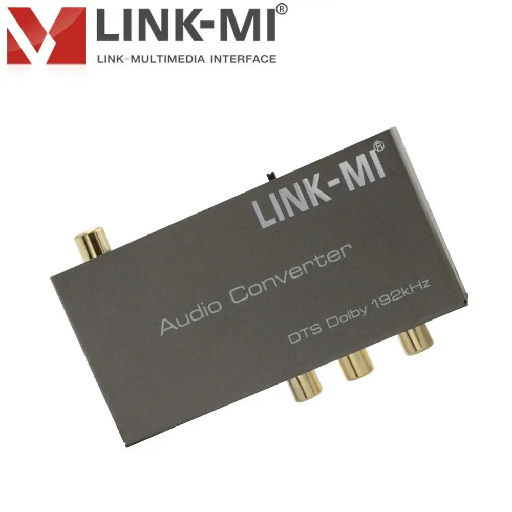 LINK MI LM AC01 преобразователь аудиоформата Toslink/коаксиальный/дуговой/стерео входной