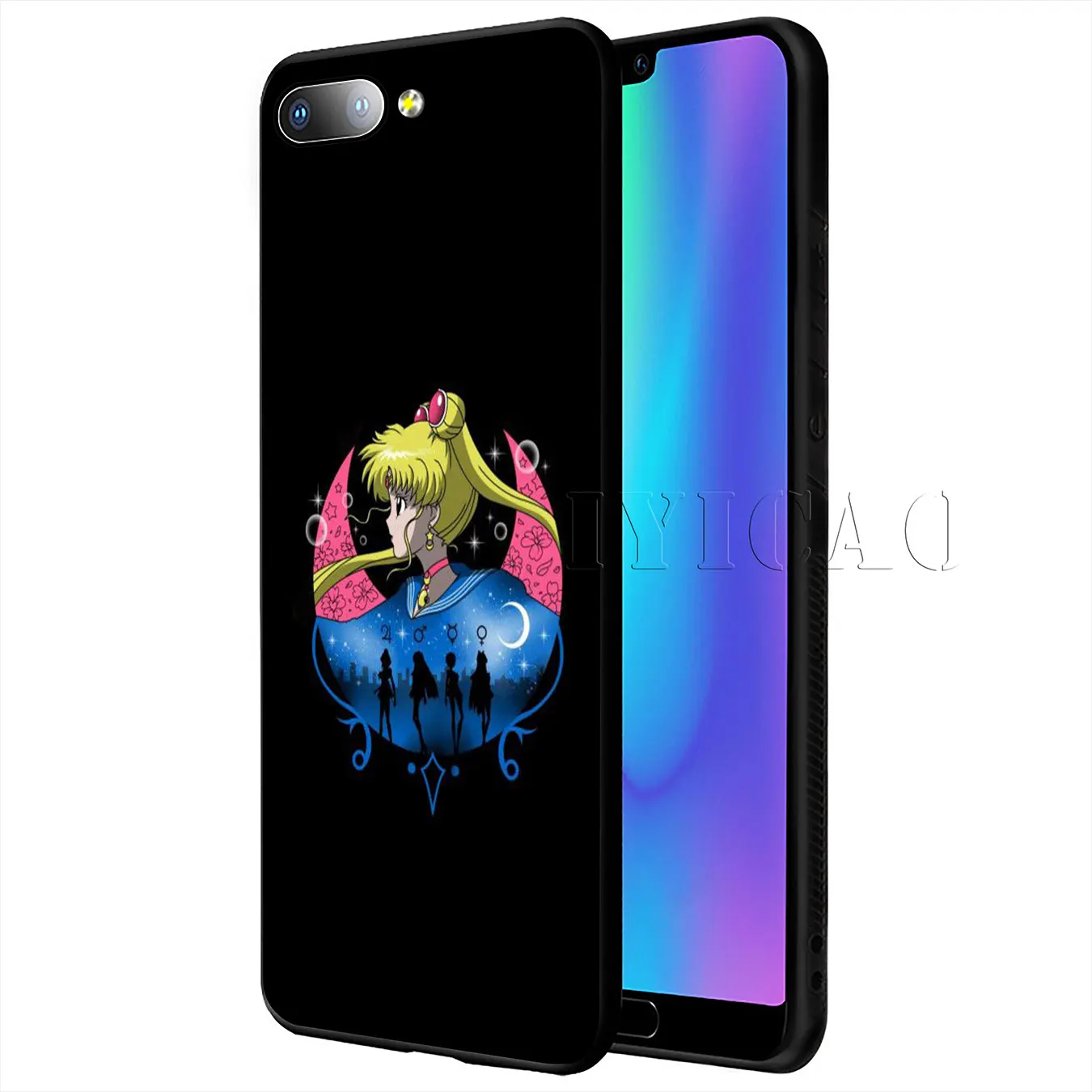 IYICAO Сейлор Мун Симпатичный мягкий силиконовый чехол для телефона Huawei Y9 Y7 Y6 Prime 2019