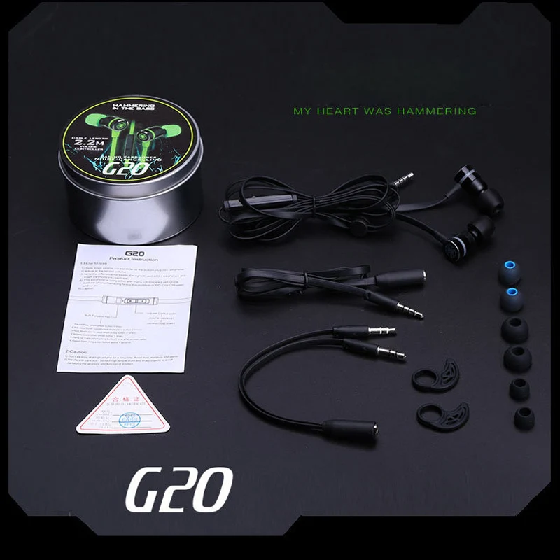 Plextone G20 наушники-вкладыши С микрофоном проводной Магнитный Gaming Headset Stereo Bass