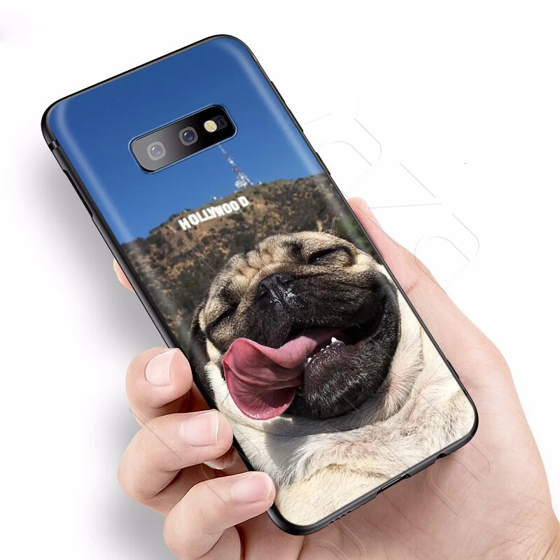 Lavaza животных изображением симпатичного мопса или чехол для Samsung Галактики S6 S7
