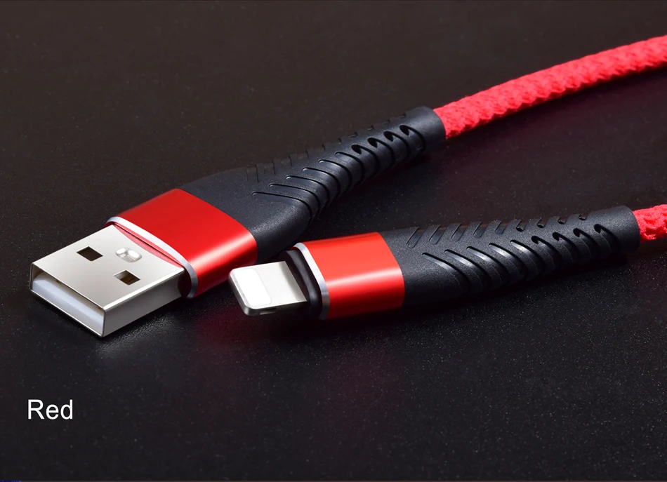 NOHON 3 м 2 м 1 м 8 pin USB кабель высокой прочности для iPhone 8X7 6 6S Plus iOS 11 10 9 USB Кабель зарядного устройства нейлоновые кабели для мобильных телефонов