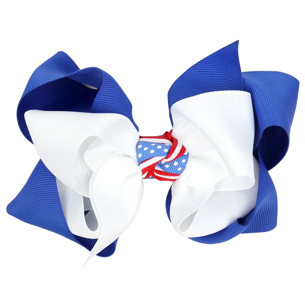 Fashion multicolored dot swallow hair accessories colorful bow Headband popular Rainbow gradient color large knot Hair | Детская одежда