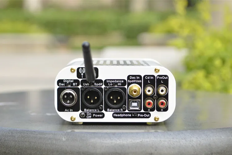 AIBBC TA-100 Tube preamp усилитель для наушников XMOS+ ES9018 декодер DAC DSD W/XLR сбалансированный выход/Bluetooth(APTX)/32Bit 384 K