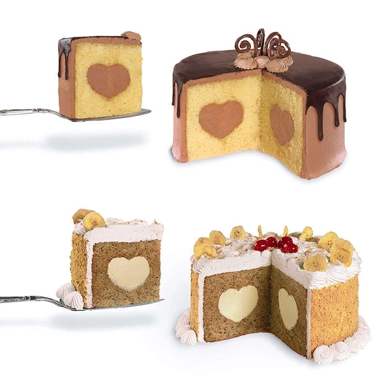 Вильтон вкусные заполнить Сердце Набор кондитерских форм Комплект из 2 предметов