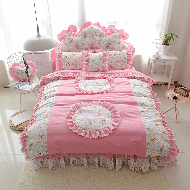 Комплект постельного белья в пасторальном стиле из 4/6 предметов|bedding set|printed bedding