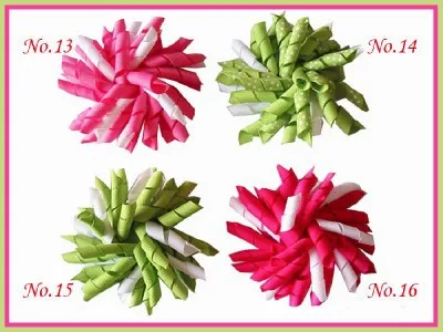 

50PCS New Hot Sell With Pure Manual Crafts Animal Print Children 3.5" Corker Hair Bows Hair Clips Wholesale