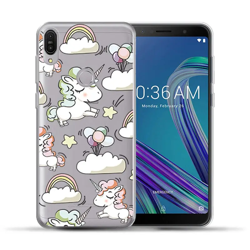 Для ASUS Zenfone Max Pro M1 ZB602KL TPU Fundas Прозрачный чехол для Asus ZB601KL X00TD силиконовый защитный |