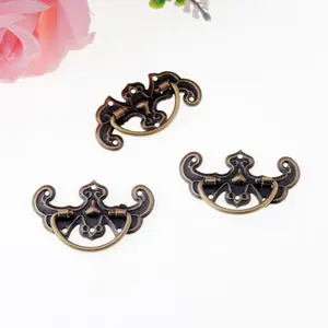 Бесплатная доставка, 10 шт., искусственная Подарочная коробка, декоративная ручка выдвижного ящика, 44x27 мм, F1274