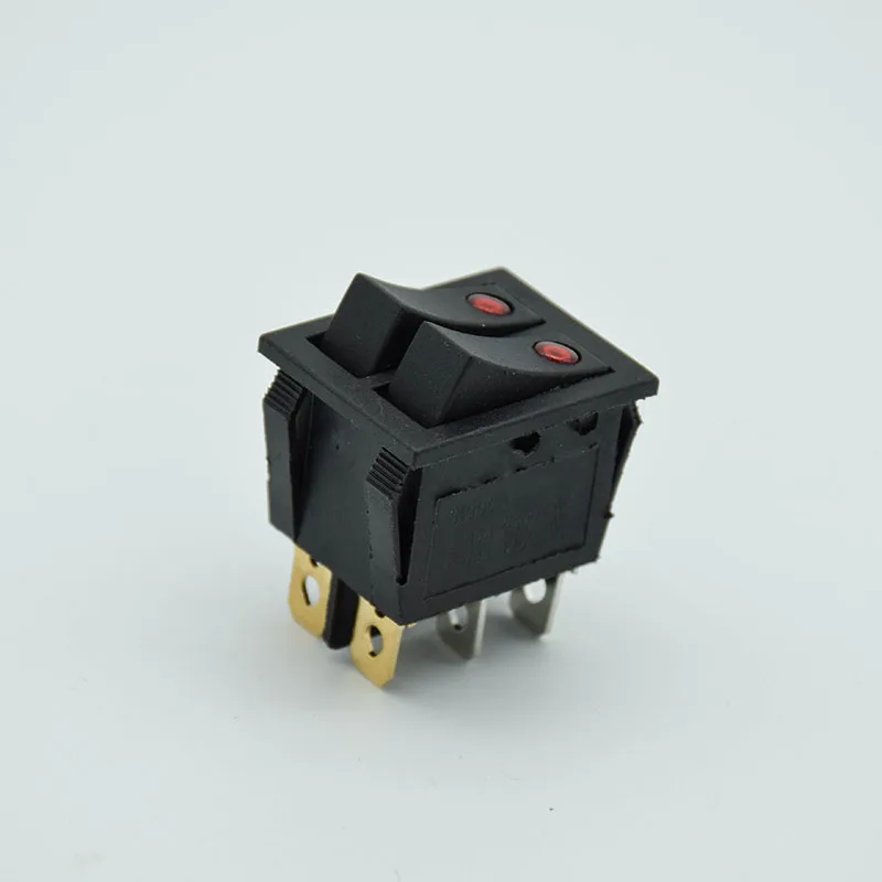 

Two gang switch Rocker switch belt cat-eye switch double switch