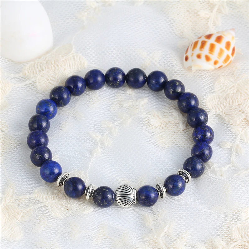 Keep Balance круглые браслеты с бусинами из натурального камня для женщин и мужчин