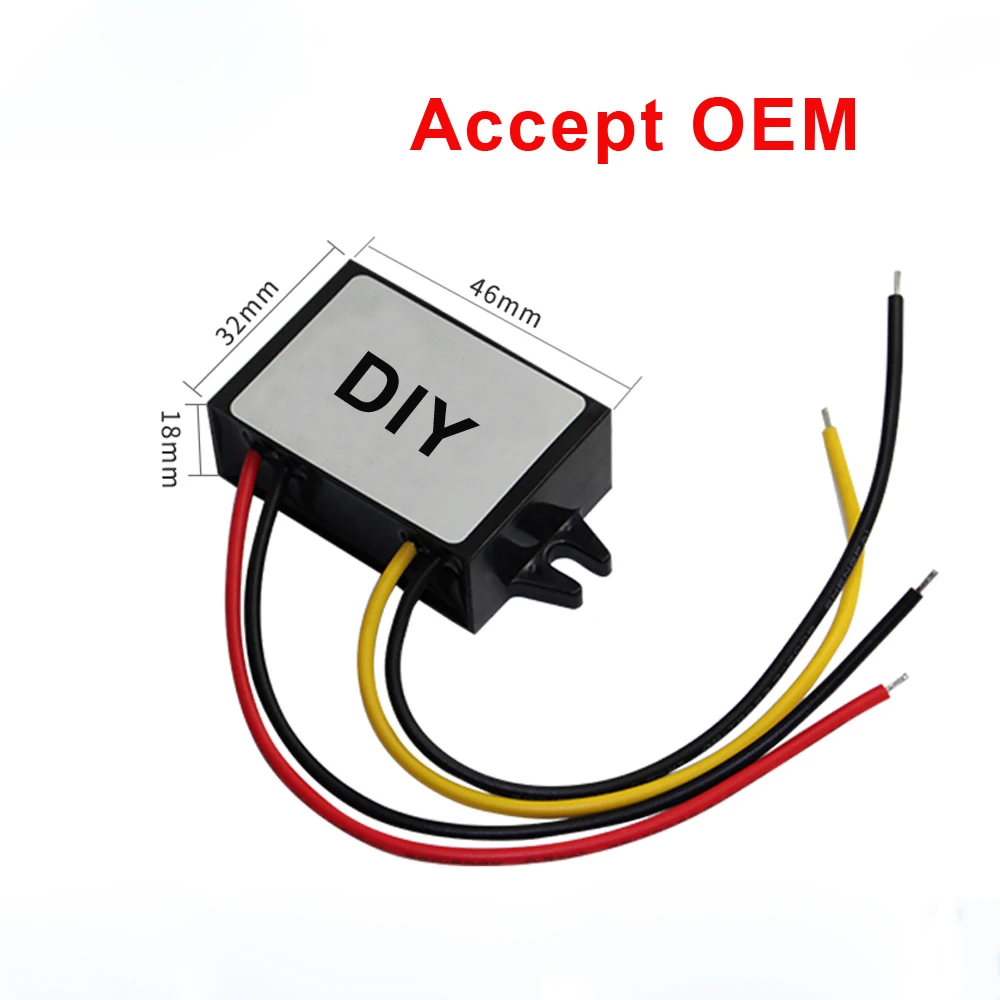 DC 24V 36V (15V 40V) to 12V 2A преобразователь Регулятор Автомобильный светодиодный дисплей