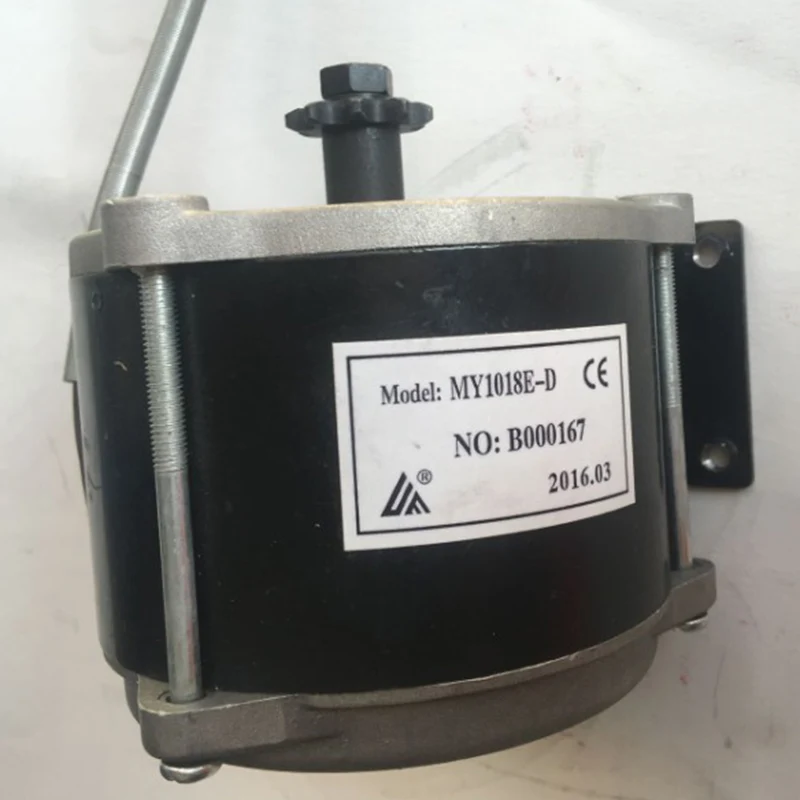MY1018E D UNITEMOTOR 500W 36V электрическая щетка для велосипеда DCMotor Ebike Gear 9T 11T E Scooter Motor kit