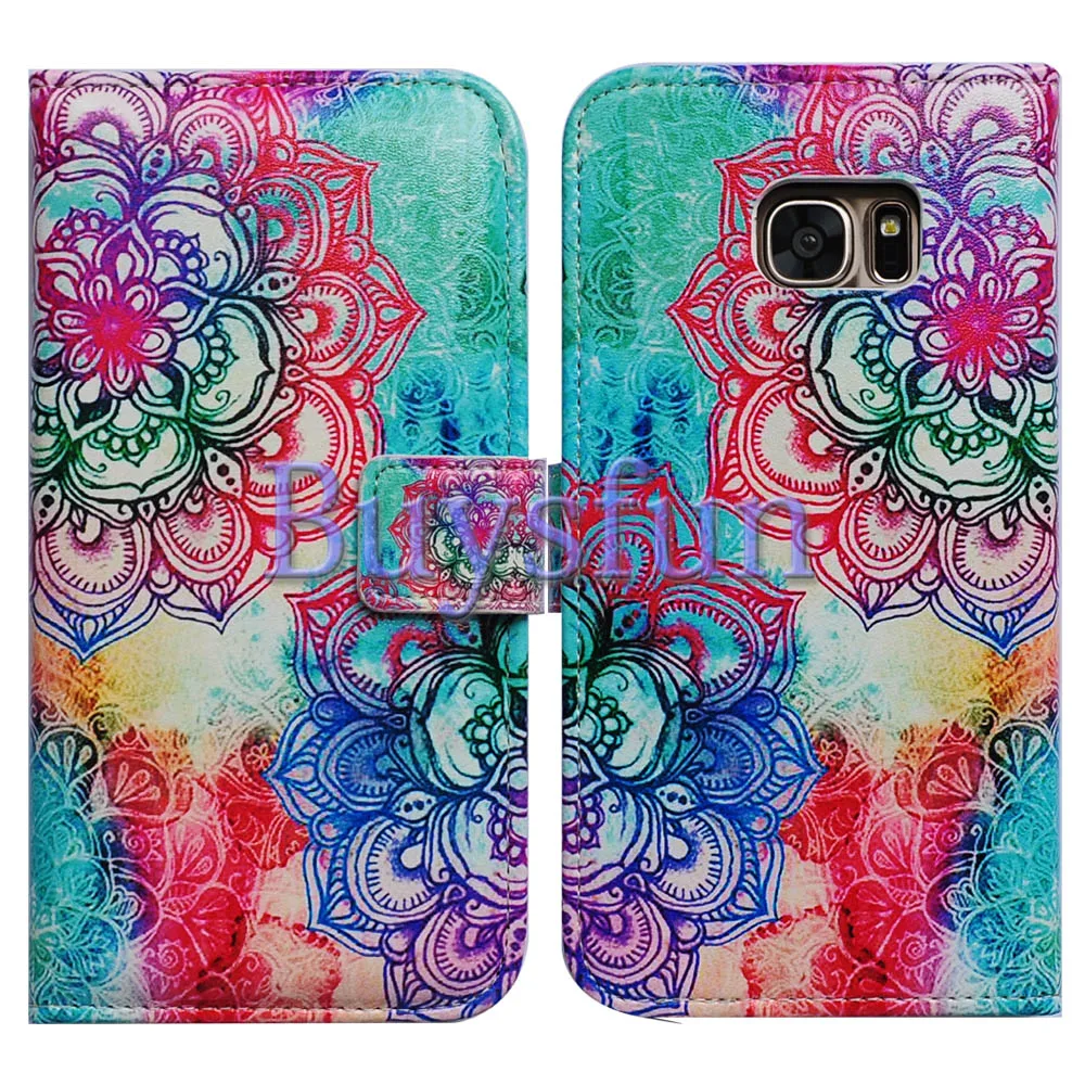 Bcov Мандала Шаблон 9 Слоты Кожаный Чехол Для Samsung Galaxy Note 4 103023674|case iphone leather|casecase dsi |