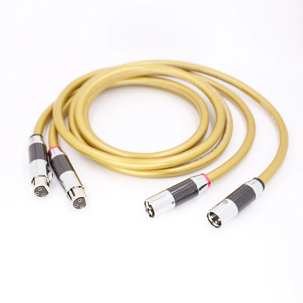 HI End 5C медный Fi XLR кабель чистый OCC HIFI двойной папа мама соединительный