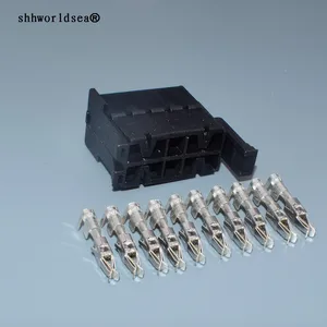Shhworldsea 2,8 мм 10-контактный женский негерметичный автомобильный соединитель 929504-4