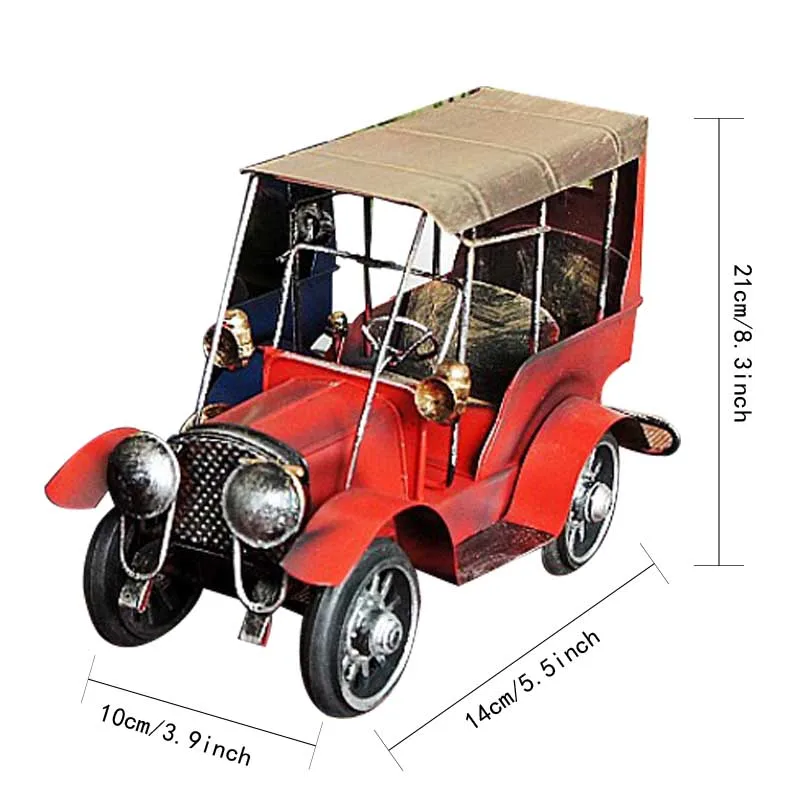 Metal Craft Vintage Car Model Collection Home Decoration Office Desk Decor Iron Accessories | Дом и сад