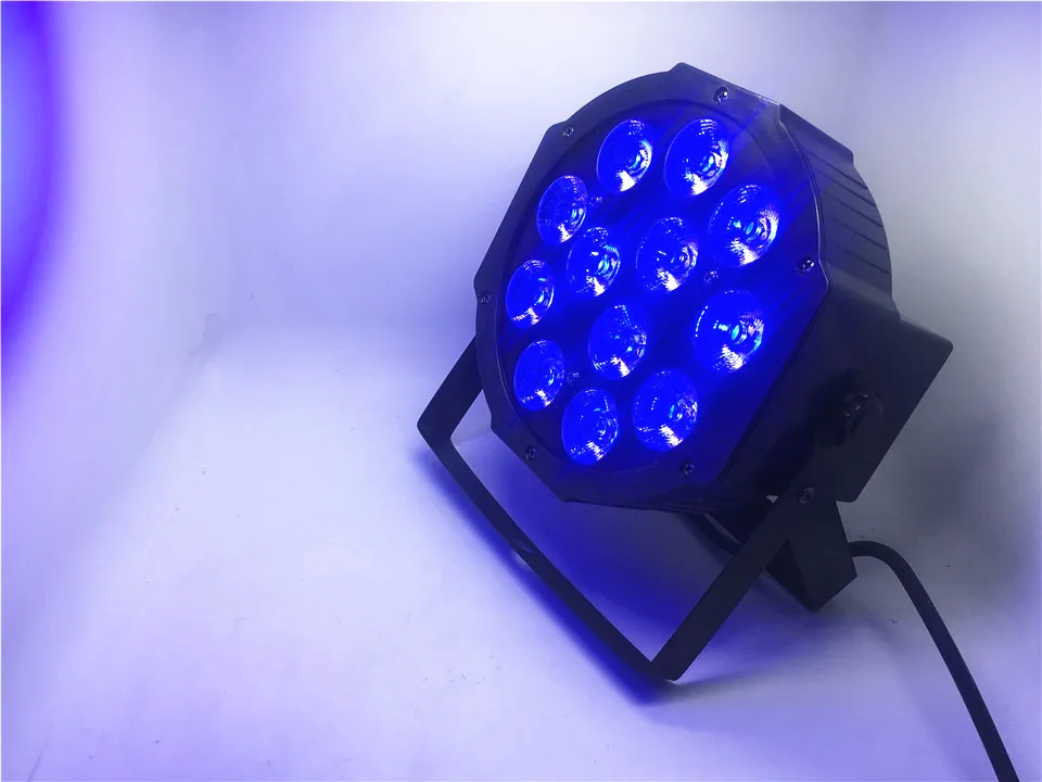 CREE RGBWA UV 12x18 Вт LED плоский SlimPar Quad Luce 6in1 DJ Wash сценический свет dmx luce della lampada 6/10