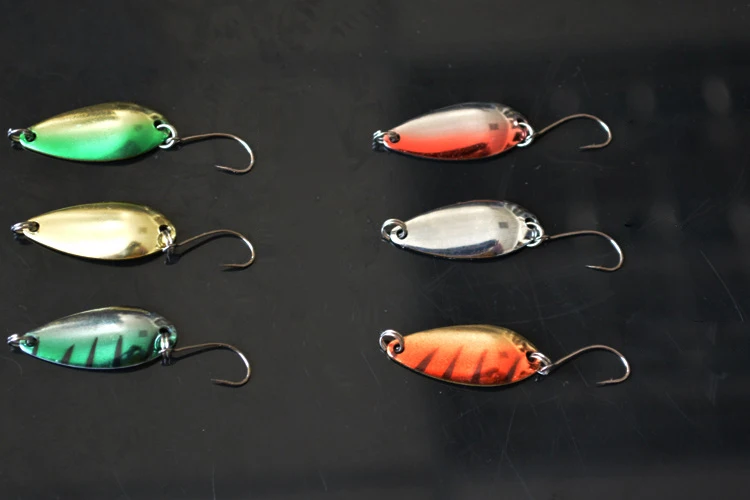 Горячая Распродажа! 3 г 12 шт./партия разные цвета металлические приманки набор