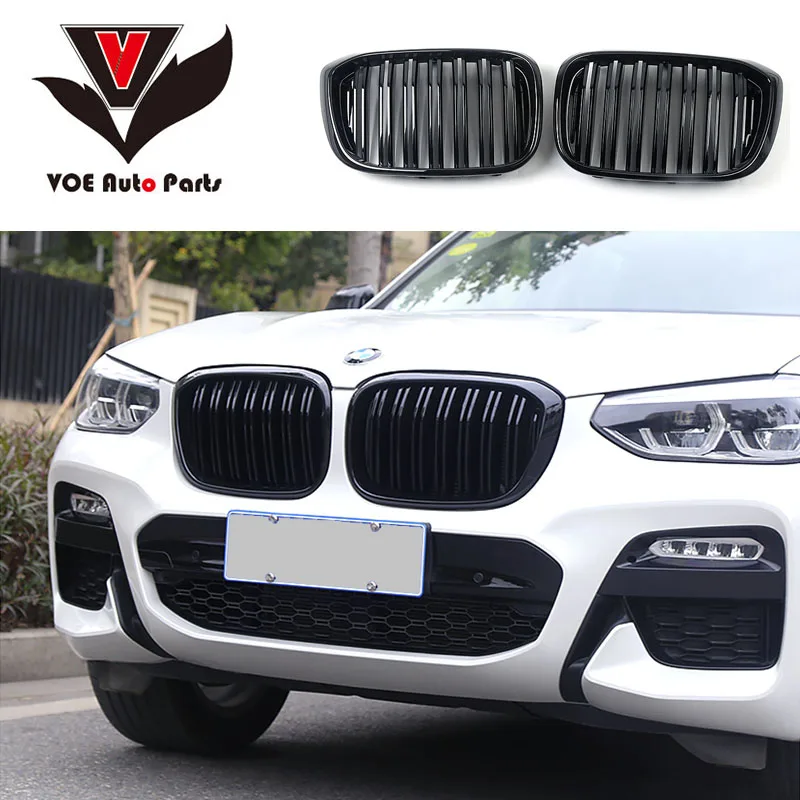 G01 G02 2 slat ABS глянцевый черный Передняя решетка для гонок BMW новый 2018 |Гоночные