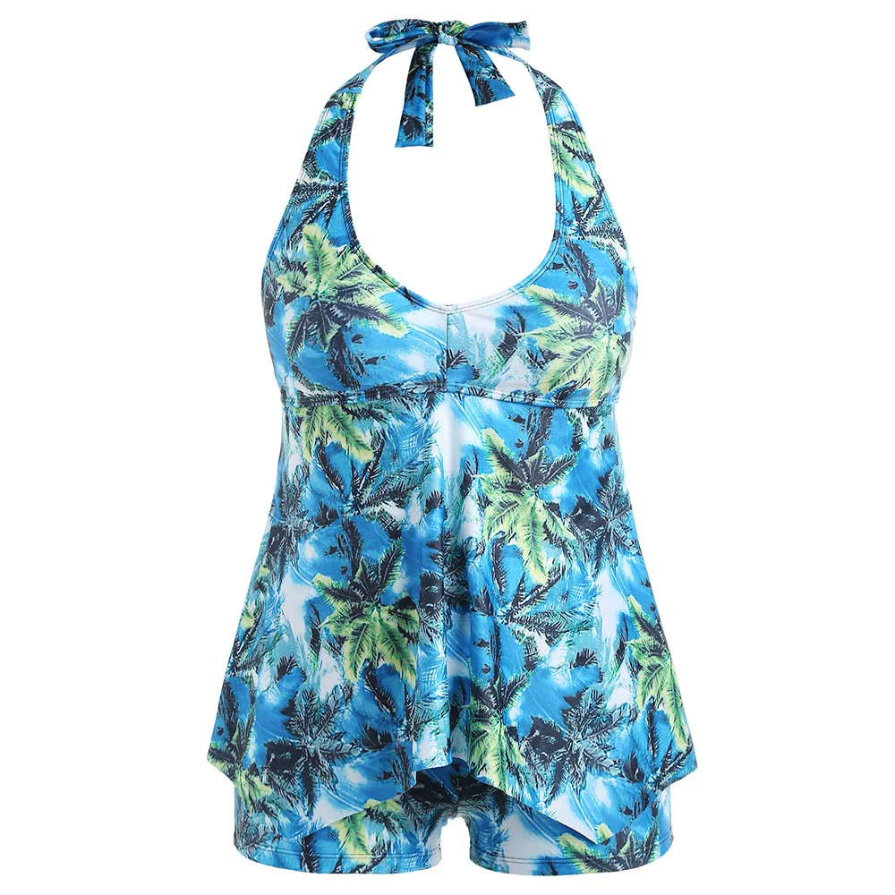 2019 Женский комплект бикини из 2 предметов с принтом вишни сексуальный ремень