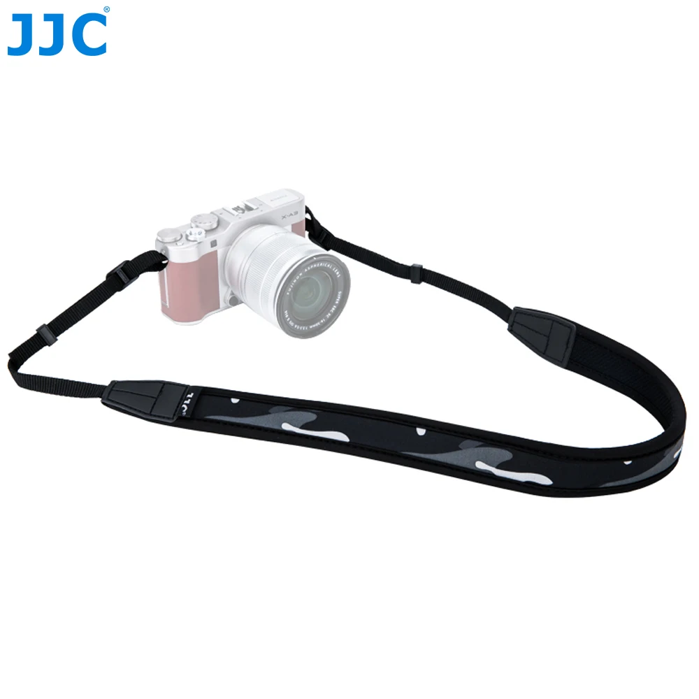 

JJC Mirrorless Camera Shoulder Neoprene 124cm Length DSLR Sling Belt Ring ang Lug Protector Colourful Adjustable Neck Strap