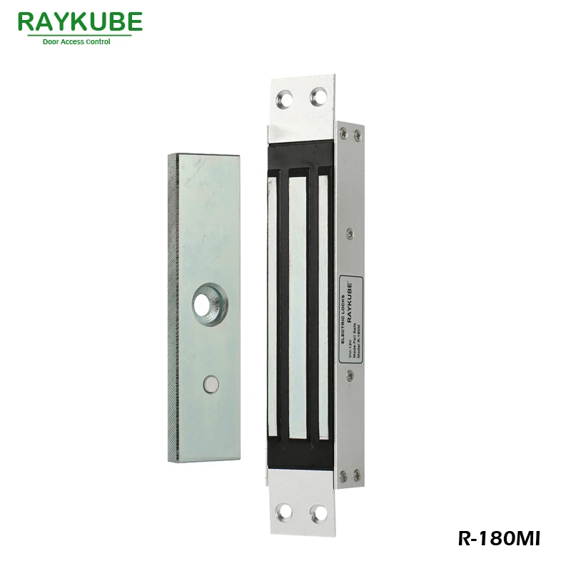 Магнитный дверной замок RAYKUBE 180 кг фунтов с врезным креплением для системы