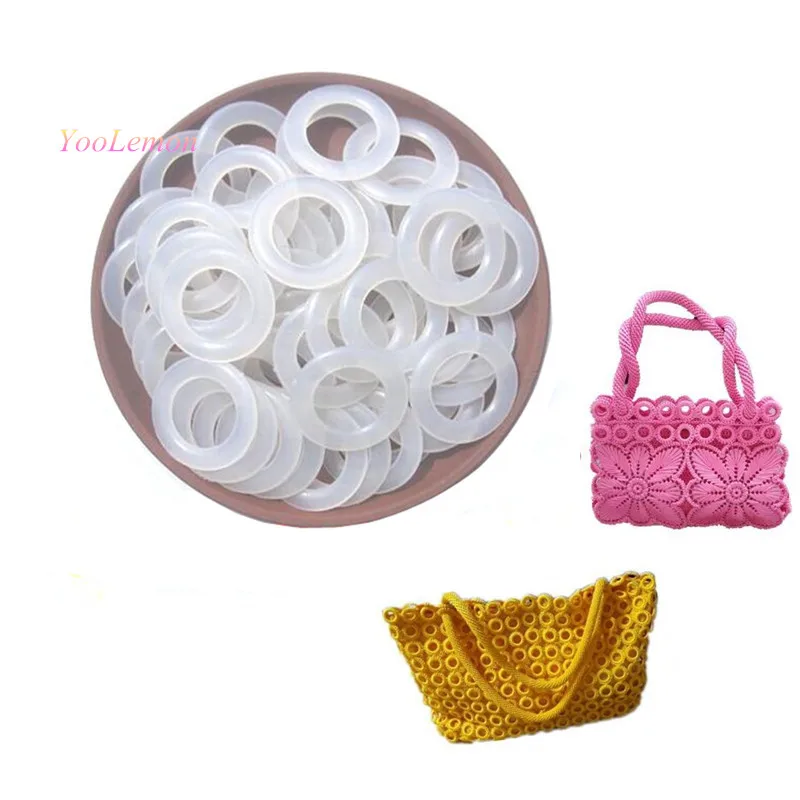 Белые пластиковые кольца занавески для сумки одежды обуви рюкзака уличные части