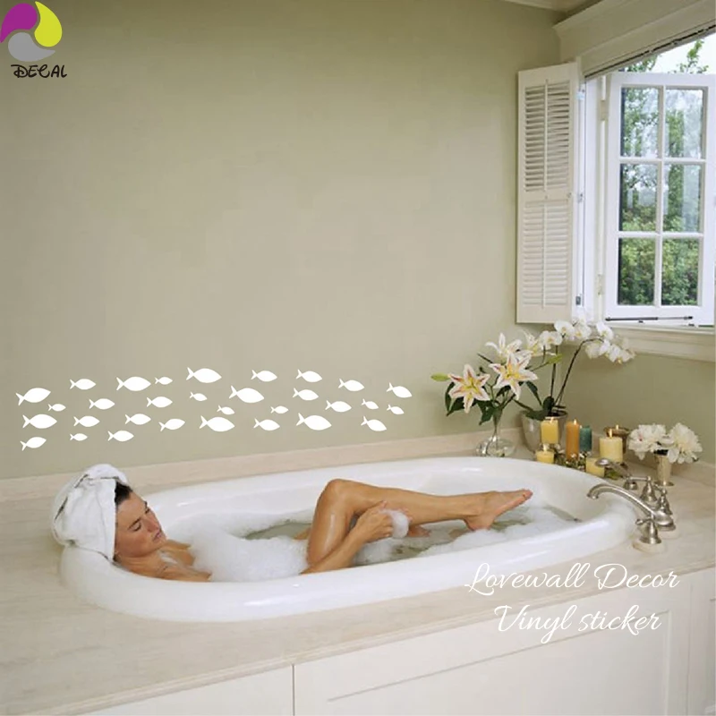 70 шт./компл. фотообои для окна ванной комнаты морского океана автомобильный