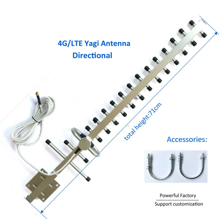 Удаленная беспроводная наружная направленная антенна 18 дби LTE 4G Yagi 1 шт.|Антенны