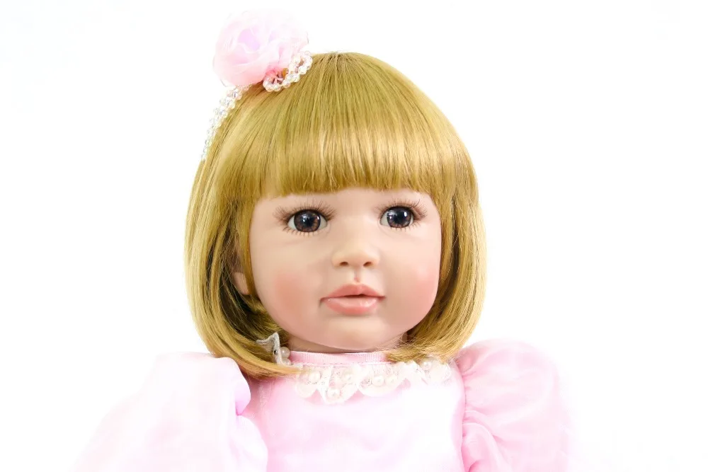 Восхитительная Кукла reborn girl toys 2" 60 см виниловый силиконовый reborn baby doll живой малыш BJD принцесса кукла Bebes reborn realista
