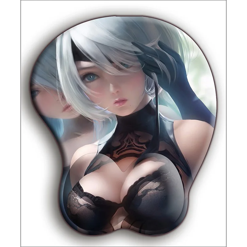 3D коврик для мыши сексуальный красивая девушка отдыха на запястье мягкий