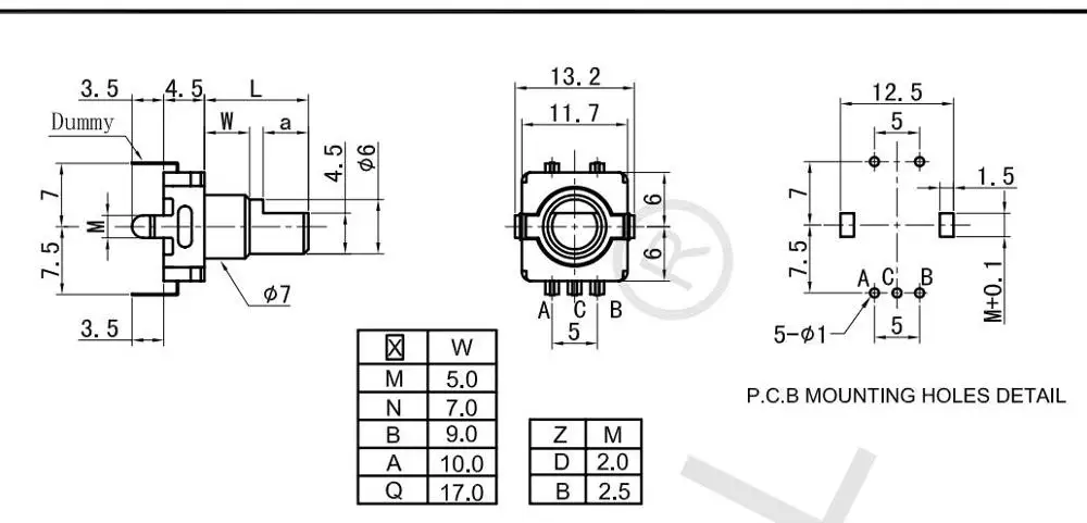 

2PCS/LOT EC11 type encoder 30, positioning number 15, pulse saw tooth, shaft length 15mm, with thread, without press switch