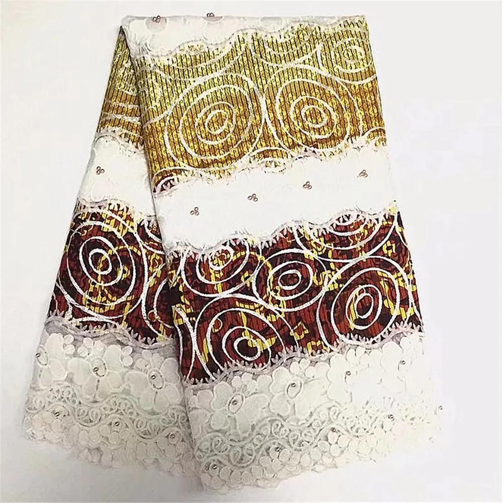 Хит продаж высокое качество гипюр Африканское шнурковое кружево ткань для