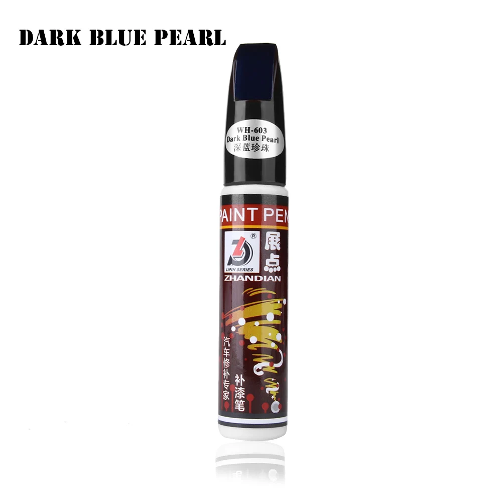 Dark Blue Pearl Полезный 12 мл водонепроницаемый авто покрытие царапины ремонт краски ручка Touch Up Remover аппликатор ручной инструмент - Цвет: Dark Blue Pearl