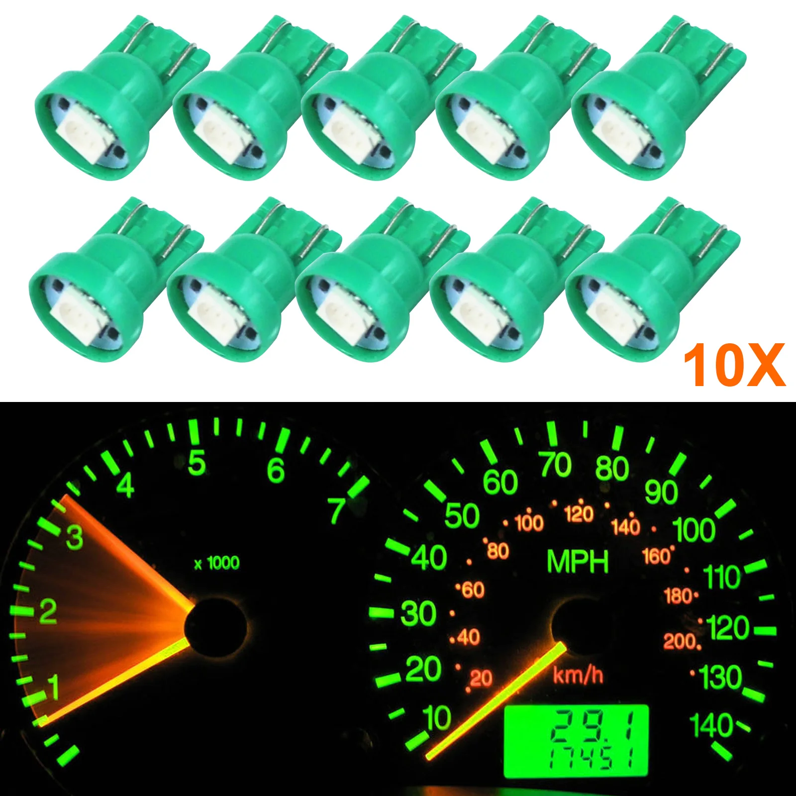 10 шт. T10 Клин 5050 SMD Автомобильный датчик светодиода индикаторы кластера 147 152