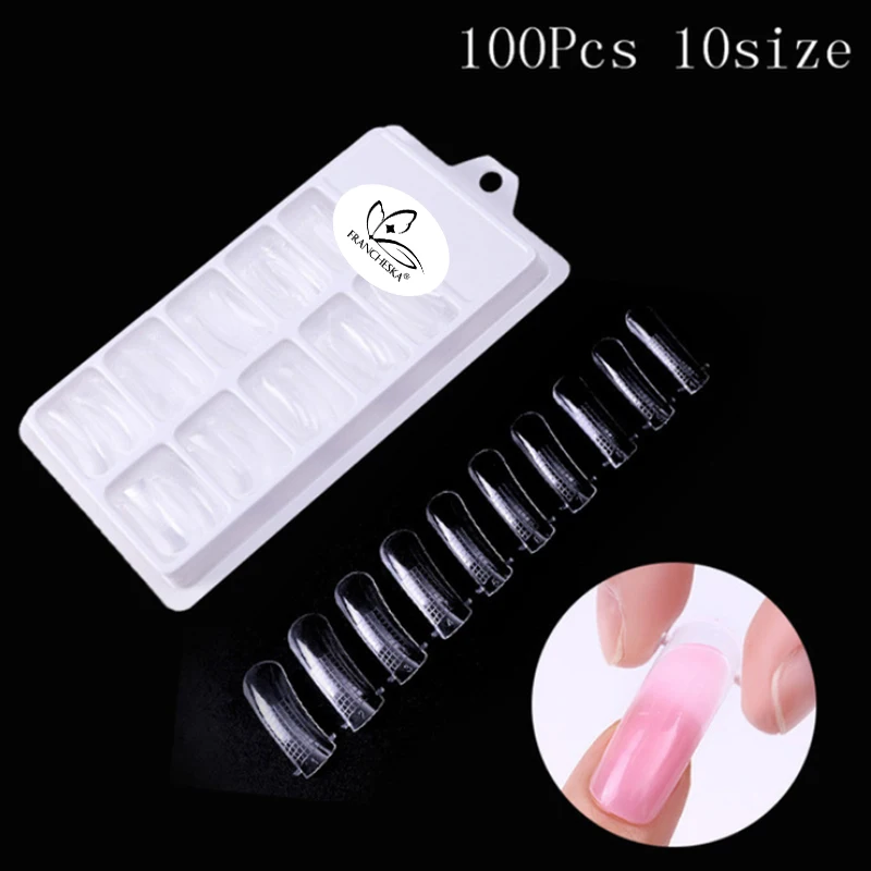 Poly gel tips Francheska УФ-гель полигелевый набор для ногтей Лак акриловый гель для ногтей набор инструментов для наращивания Кристалл Смола твердый конструктор Manucure Gellak - Цвет: Poly gel tips