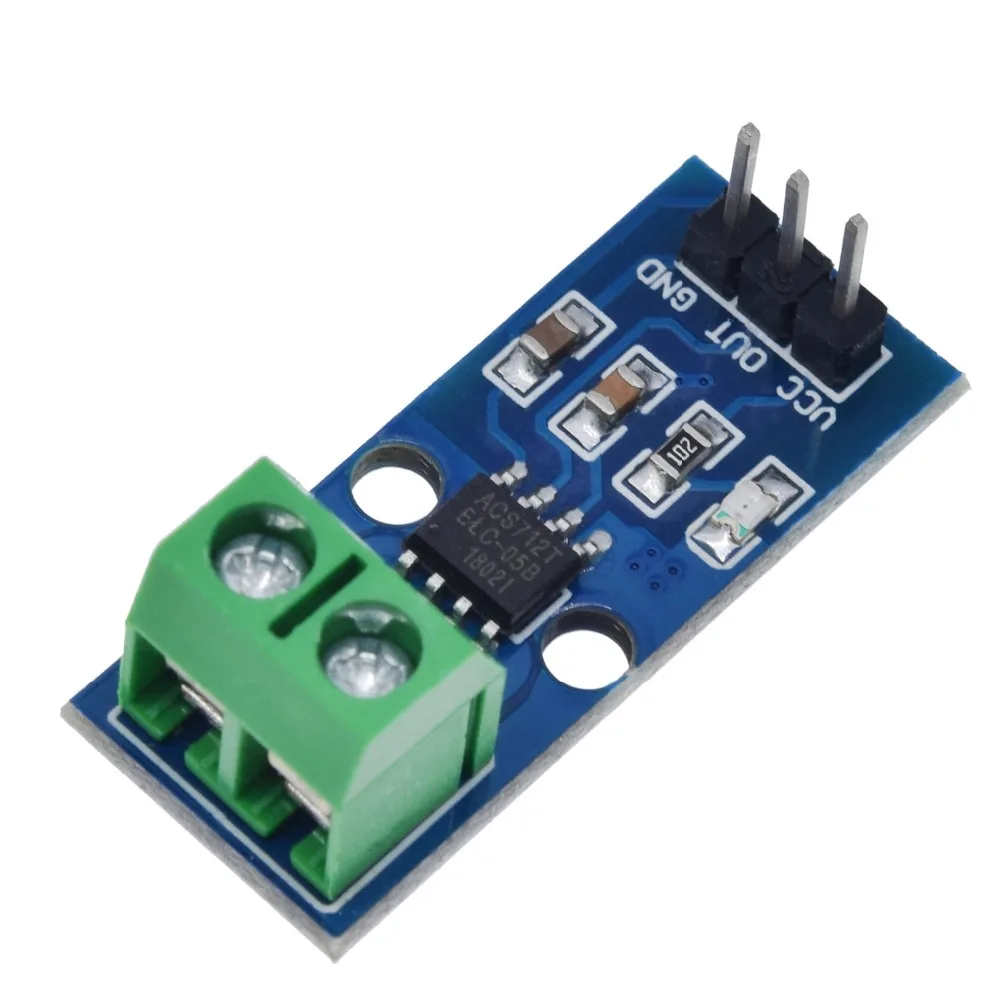 1 шт. GREAT IT ACS712 5A 20A 30A диапазон зал Текущий сенсор модуль ACS712 модуль для Arduino 5A 20A 30A