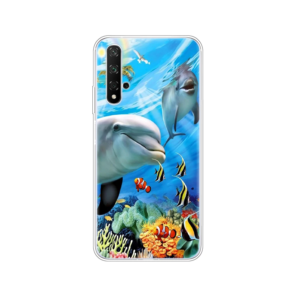 80189 Чехол для Honor 20, силиконовый чехол на заднюю панель, чехол для телефона Huawei Honor 20 Pro Lite Honor20, YAL-L21, YAL-L41, роскошный мультяшный рисунок - Цвет: 80189