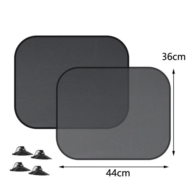 Side visor 2pcs 5 шт. 3D фотокаталитический сетчатый солнцезащитный козырек, оконный экран от солнца, автомобильная занавеска, автомобильный солнцезащитный козырек, затемненный чехол, авто лобовое стекло с присоской - Цвет: Side visor 2pcs