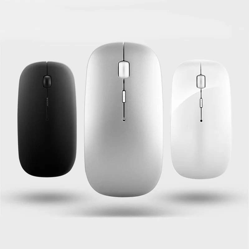 Беспроводная мышь 2 в 1 Bluetooth + 4G USB перезаряжаемая эргономичная игровая для