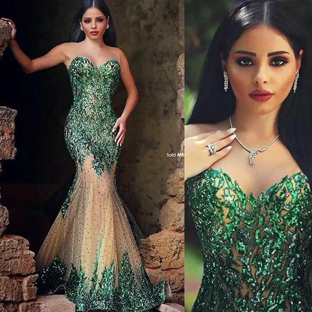 Новое Объявление Синий Блестками Милая Русалка Вечернее Платье Длинные 2016 Длина