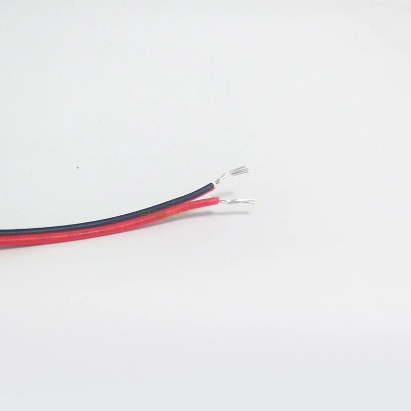 3 м 6 12 20 2pin 22awg 5050 3528 Светодиодная лента провод удлиненный красный черный кабель