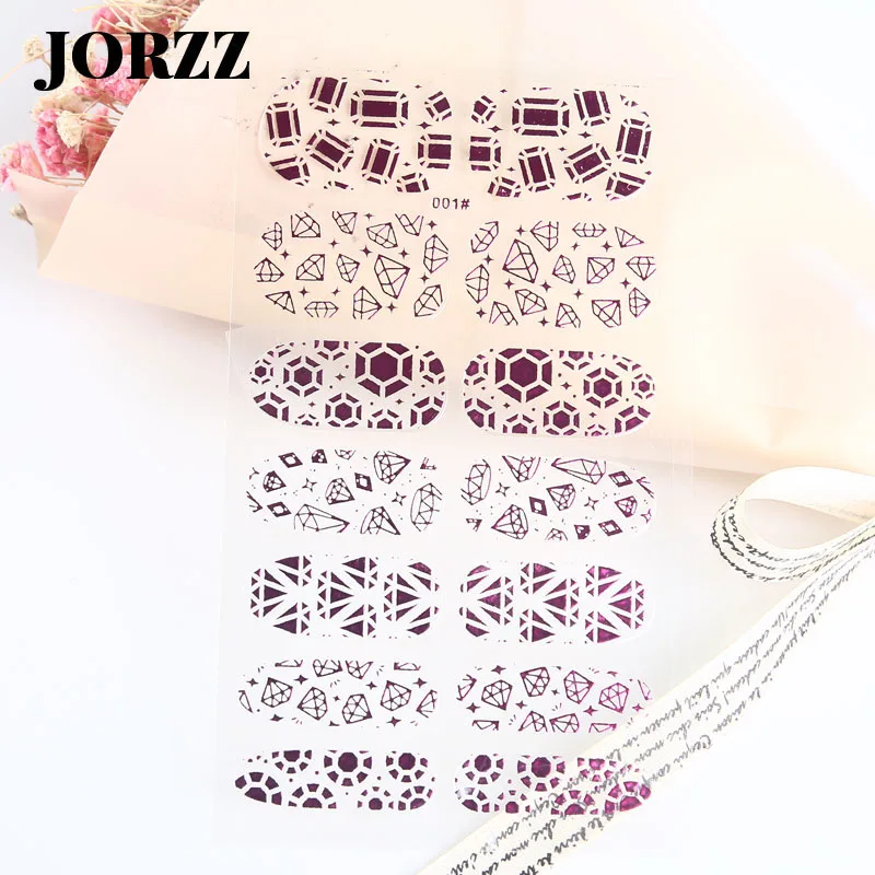 10 шт. красный Водонепроницаемый ногтей Стикеры s Любовь Форма и нерегулярный 3D