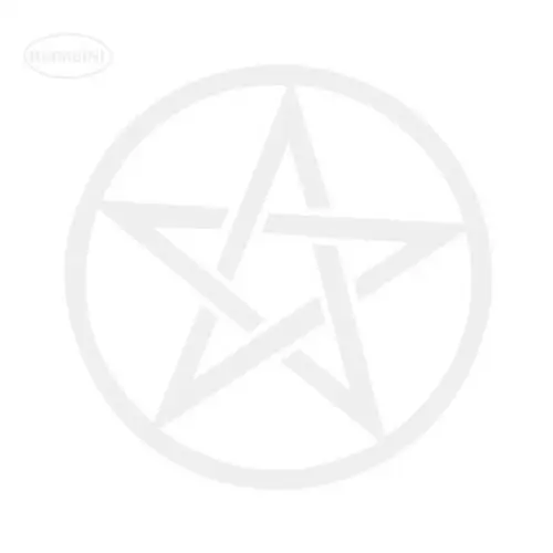 HotMeiNi Pentagram Star Symbolic Fashion Vinyl Decal For Window Bumper Motorcycle Car Sticker Waterproof Black/Silver 11*11cm | Автомобили