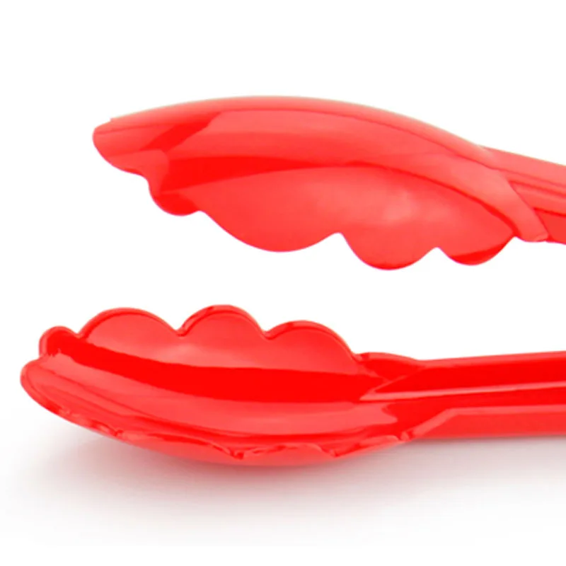 Новое поступление 2 шт. 23 см/9 дюймов красные пластиковые щипцы для льда салата