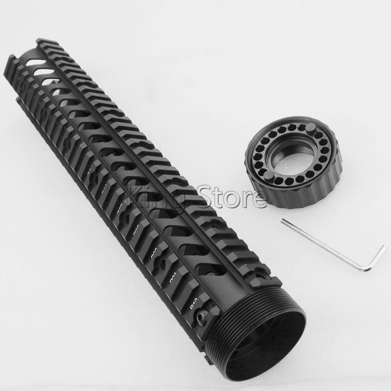 Высокое качество Тактический M4 AR15 свободном 12 дюймов Handguard Quad Rail. 223/5. 56 Пикатинни Сфера горе Float рук гвардии