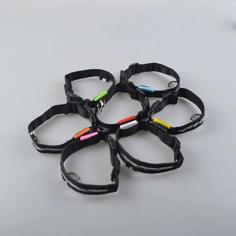 FE13 Бесплатная доставка новый светодиод для домашних собак ошейник экологически