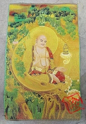 Сделайте старые картины с вышивкой парчой в имитации древности (смайлик Будды портрет) дюпуи е проституция в древности