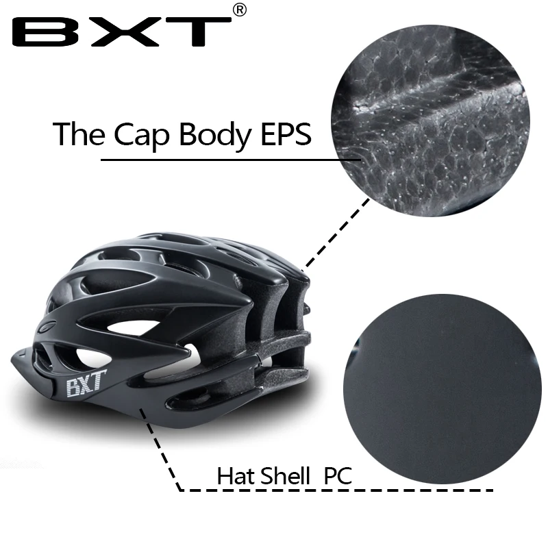 Велосипедный шлем матовый черный для мужчин и женщин Горный Дорожный велосипед